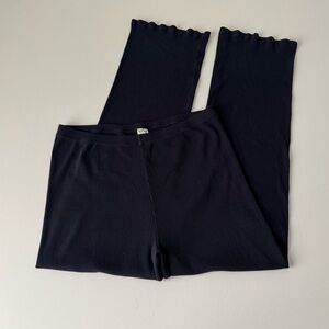 KULE The Ribbed Janice Pant Navy
